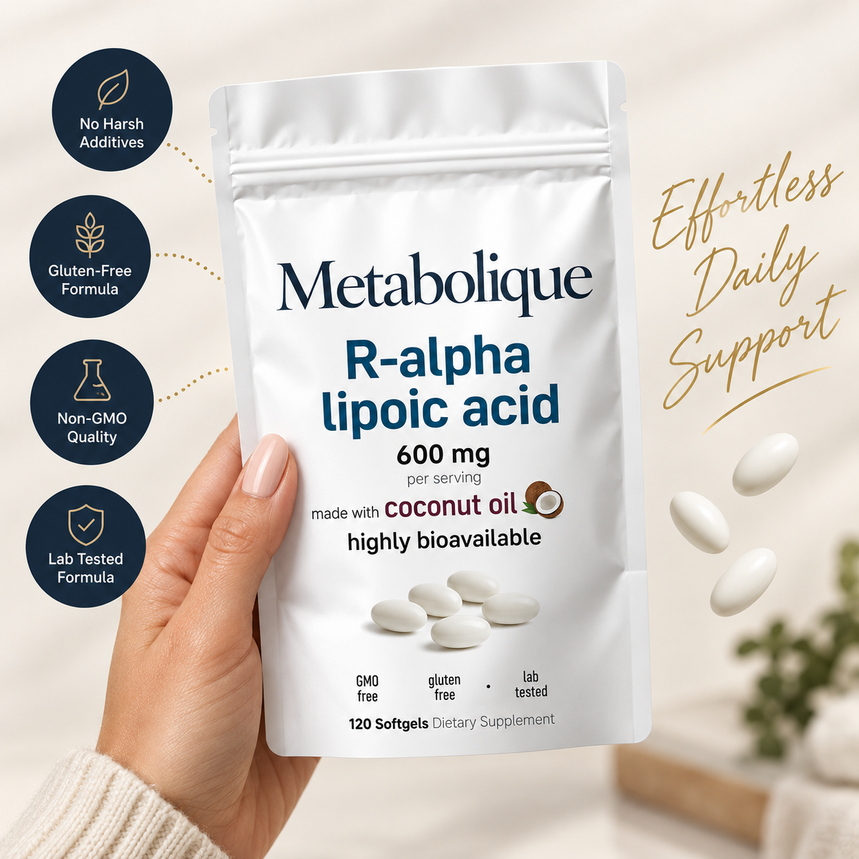 R Alpha Lipoic Acid Soft Gels