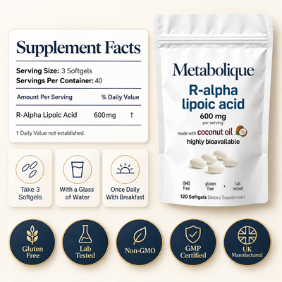 R Alpha Lipoic Acid Soft Gels